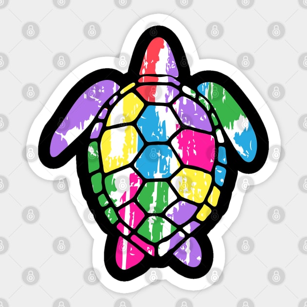 Love Turtles Sea Turtle T Shirt| Funny Turtle Shirt Sticker by GigibeanCreations